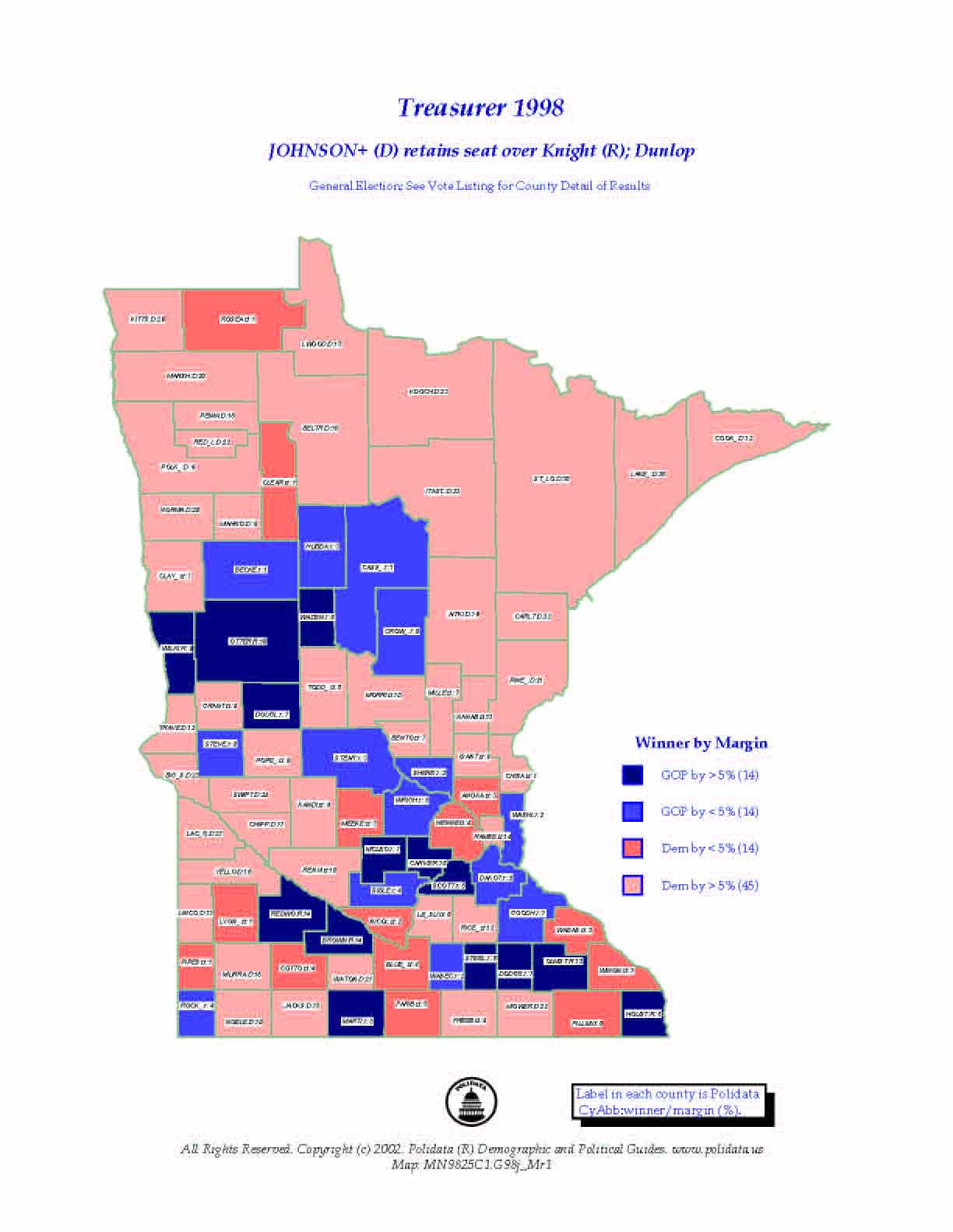 POLIDATA ® MINNESOTA ELECTION HISTORY Bibliographic Info